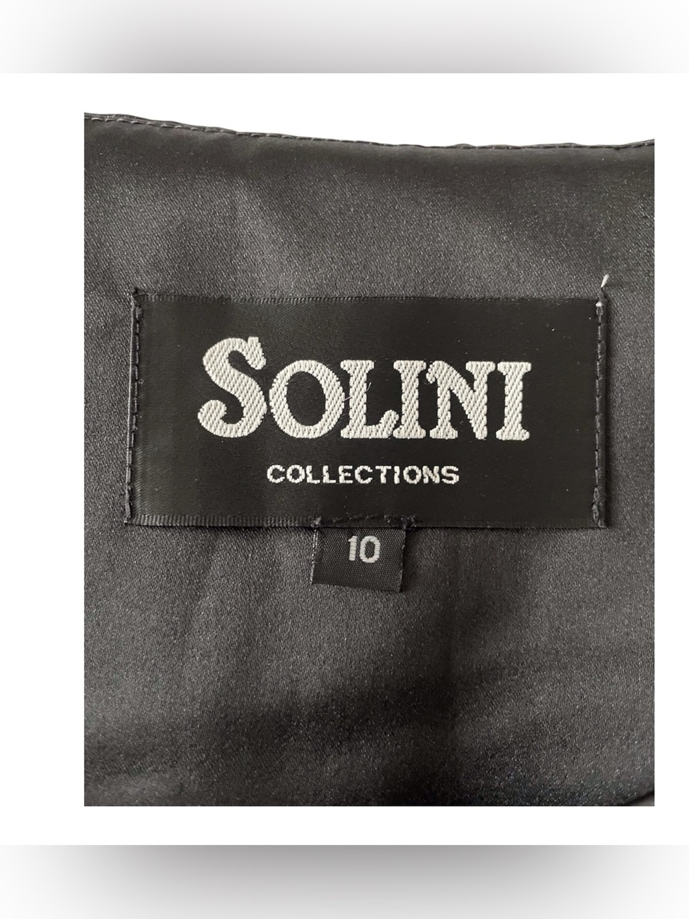 Solini Collection Black Sleeveless Satin Women's Top,10 - Picture 2 of 10
